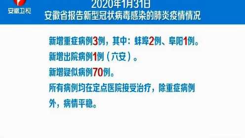 安徽疫情最新动态报告（3月30日更新）