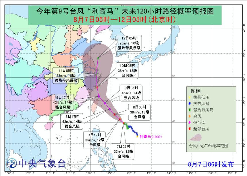 第七号台风最新路径报告，影响分析、应对措施及进展关注